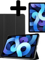 BTH BTH iPad Air 4 2020 (10,9 inch) Hoesje Met Screenprotector - Zwart