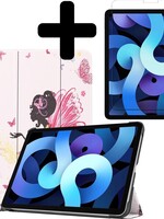 BTH BTH iPad Air 4 2020 (10,9 inch) Hoesje Met Screenprotector - Elfje