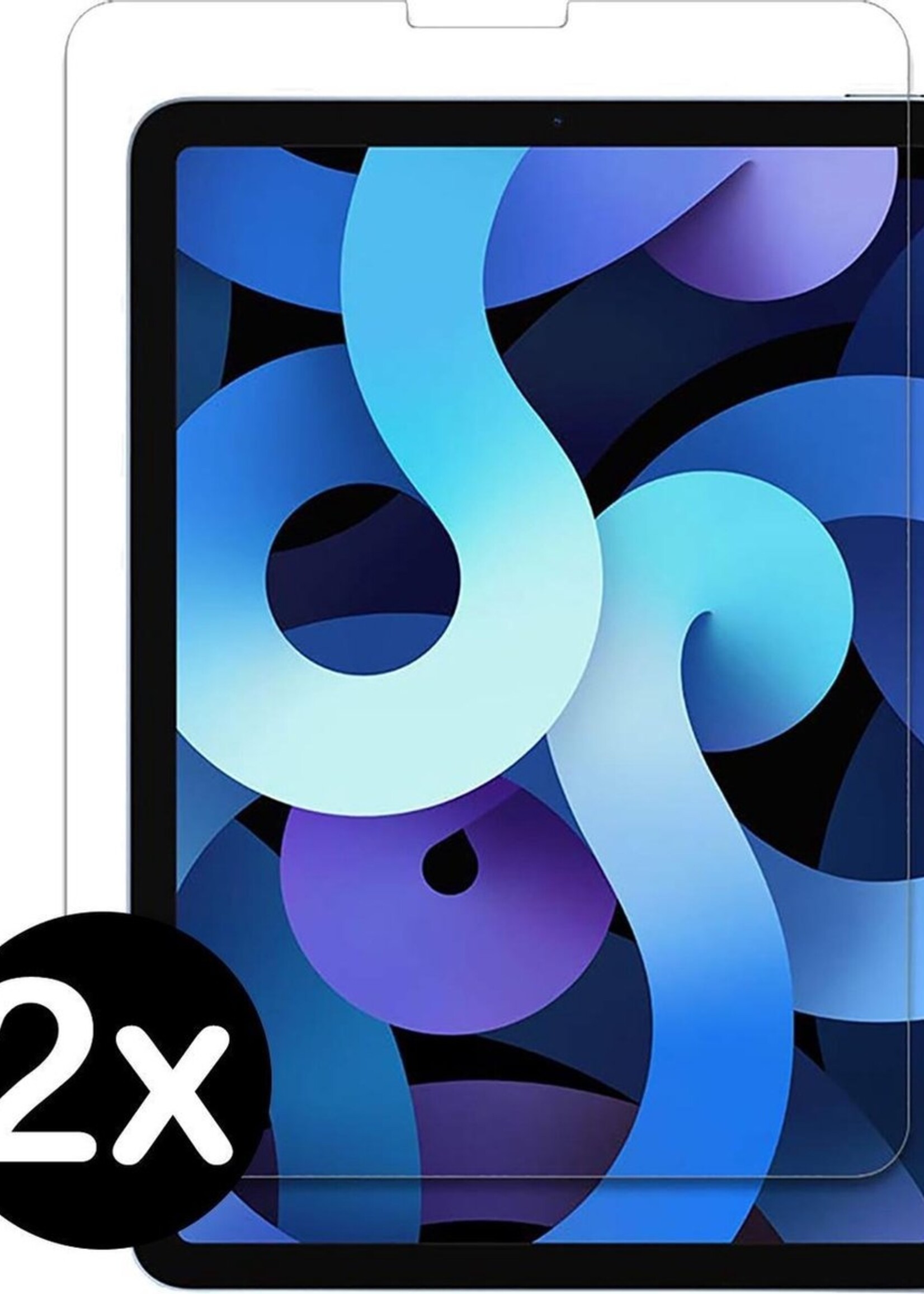 BTH Screenprotector Geschikt voor iPad Air 2020 Screenprotector Tempered Glass Screen Protector Gehard Glas - Screenprotector Geschikt voor iPad Air 4 2020 Screenprotector Glas - 2 PACK