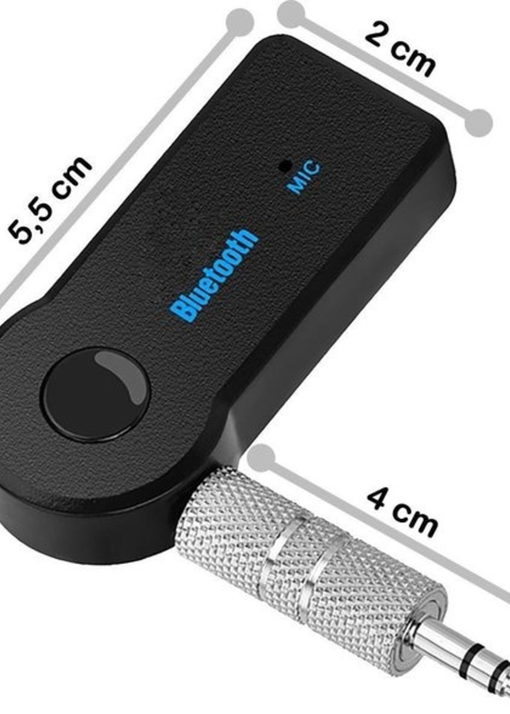 BTH Draadloze Bluetooth Adapter Auto Bluetooth Receiver Audio Muziek AUX - 3 PACK