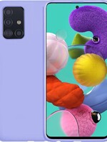 BTH BTH Samsung Galaxy A51 hoesje siliconen - Lila
