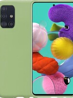 BTH BTH Samsung Galaxy A51 hoesje siliconen - Mintgroen