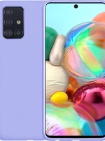 BTH BTH Samsung Galaxy A71 hoesje siliconen - Lila