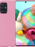 BTH BTH Samsung Galaxy A71 hoesje siliconen - Roze