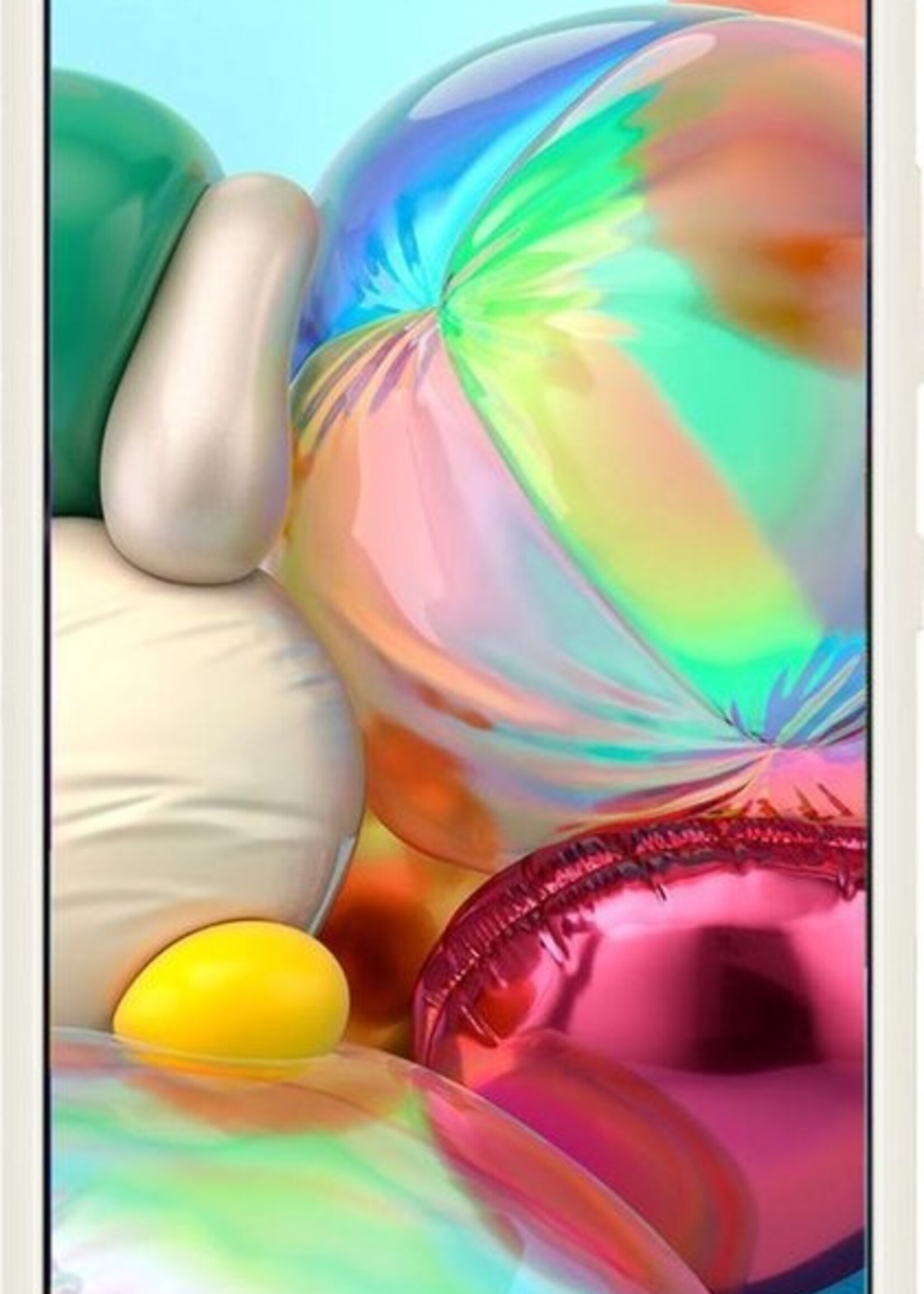 BTH Hoesje Geschikt voor Samsung A71 Hoesje Siliconen Case Hoes - Hoes Geschikt voor Samsung Galaxy A71 Hoes Cover Case - Wit - 2 PACK
