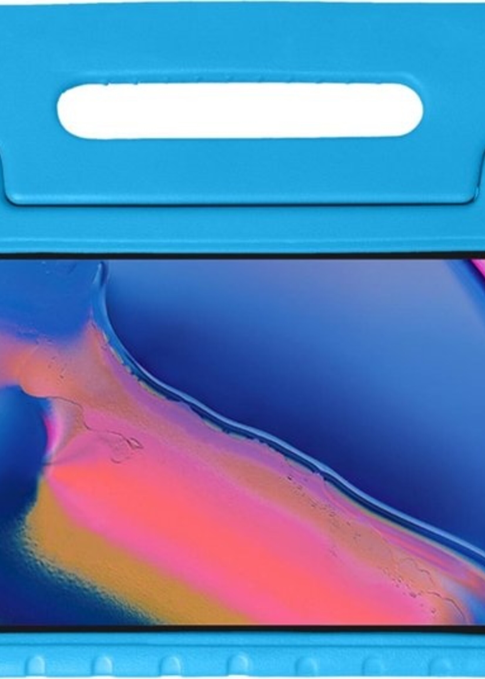 BTH Kinderhoes Geschikt voor Samsung Galaxy Tab A 8.0 (2019) Hoes Kinder Hoesje Kids Case Cover Kidsproof - Hoesje Geschikt voor Samsung Tab A 8.0 (2019) Hoesje Kinder Hoes - Blauw