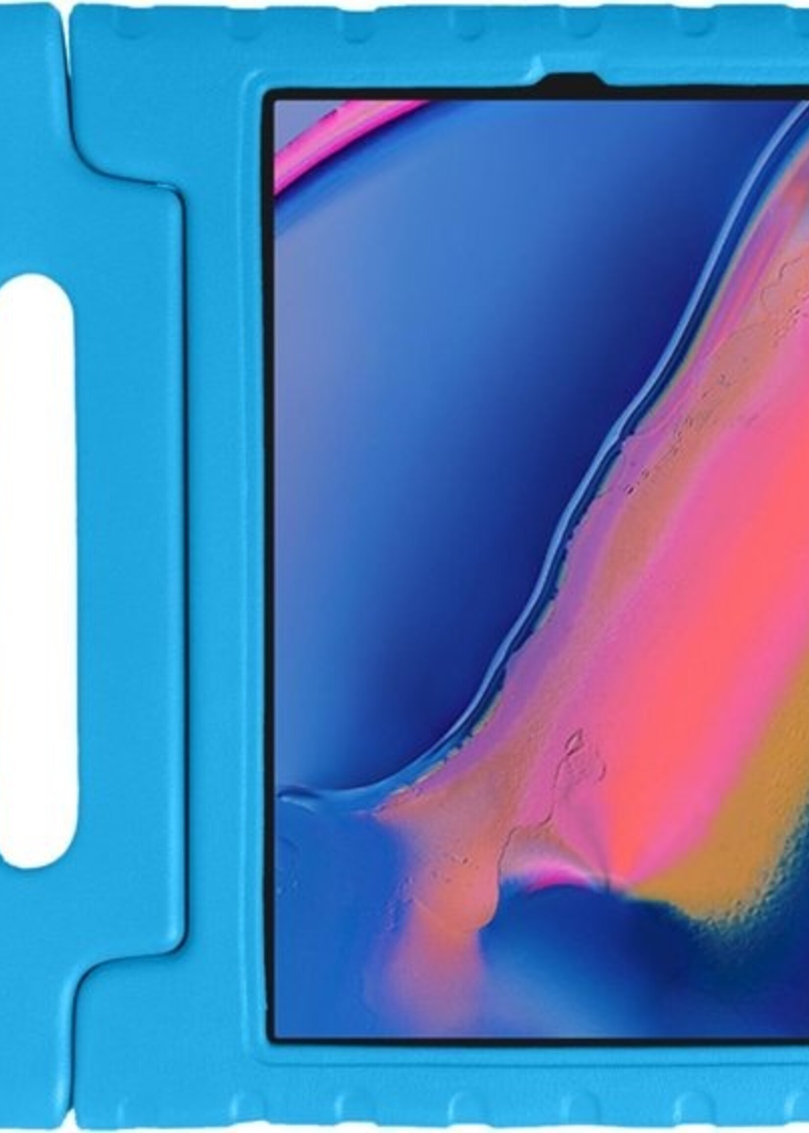BTH Kinderhoes Geschikt voor Samsung Galaxy Tab A 8.0 (2019) Hoes Kinder Hoesje Kids Case Cover Kidsproof - Hoesje Geschikt voor Samsung Tab A 8.0 (2019) Hoesje Kinder Hoes - Blauw