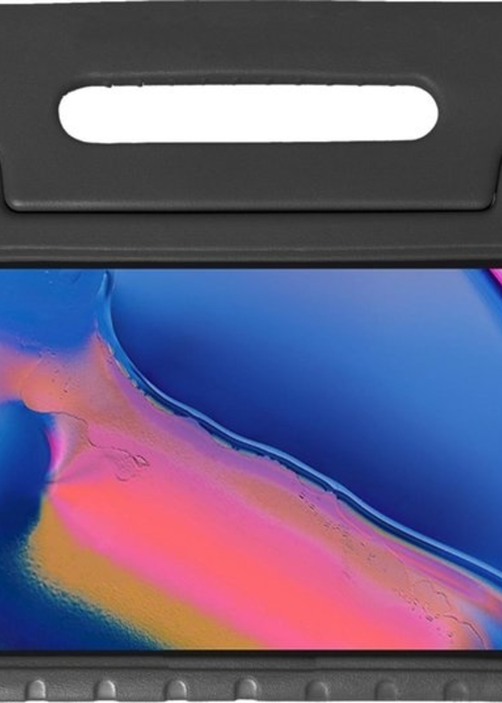 BTH Kinderhoes Geschikt voor Samsung Galaxy Tab A 8.0 (2019) Hoes Kinder Hoesje Kids Case Cover Kidsproof - Hoesje Geschikt voor Samsung Tab A 8.0 (2019) Hoesje Kinder Hoes - Zwart