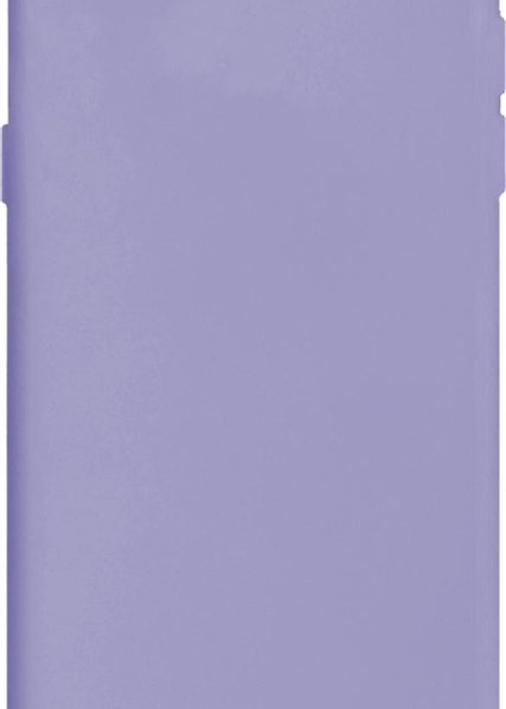 BTH Hoesje Geschikt voor iPhone 7 Hoesje Siliconen Case Hoes - Hoes Geschikt voor iPhone 7 Hoes Cover Case - Lila