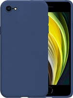 BTH BTH iPhone 8 hoesje siliconen - Donkerblauw