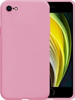 BTH BTH iPhone 8 hoesje siliconen - Donkerroze
