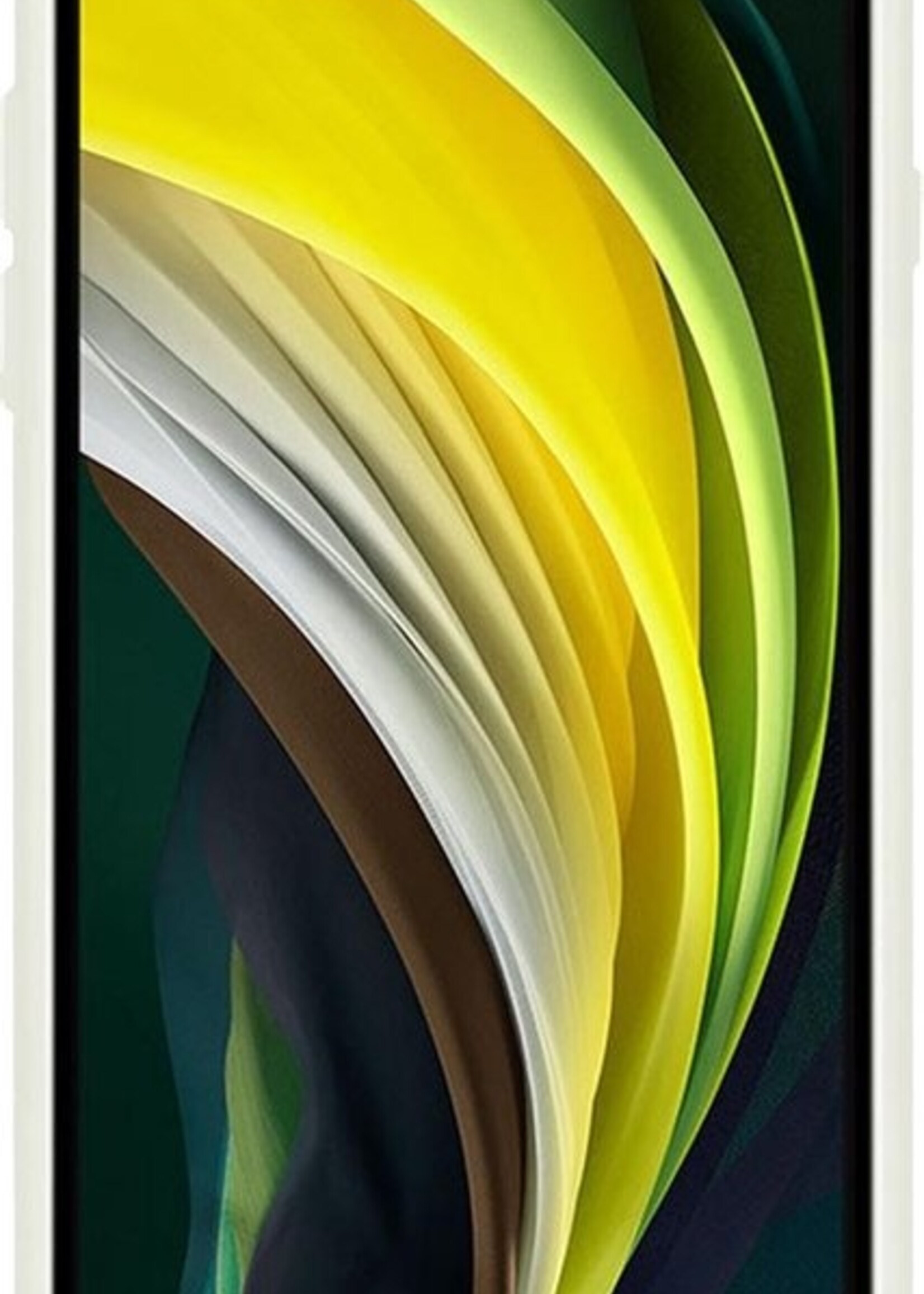 BTH Hoesje Geschikt voor iPhone 8 Hoesje Siliconen Case Hoes - Hoes Geschikt voor iPhone 8 Hoes Cover Case - Wit
