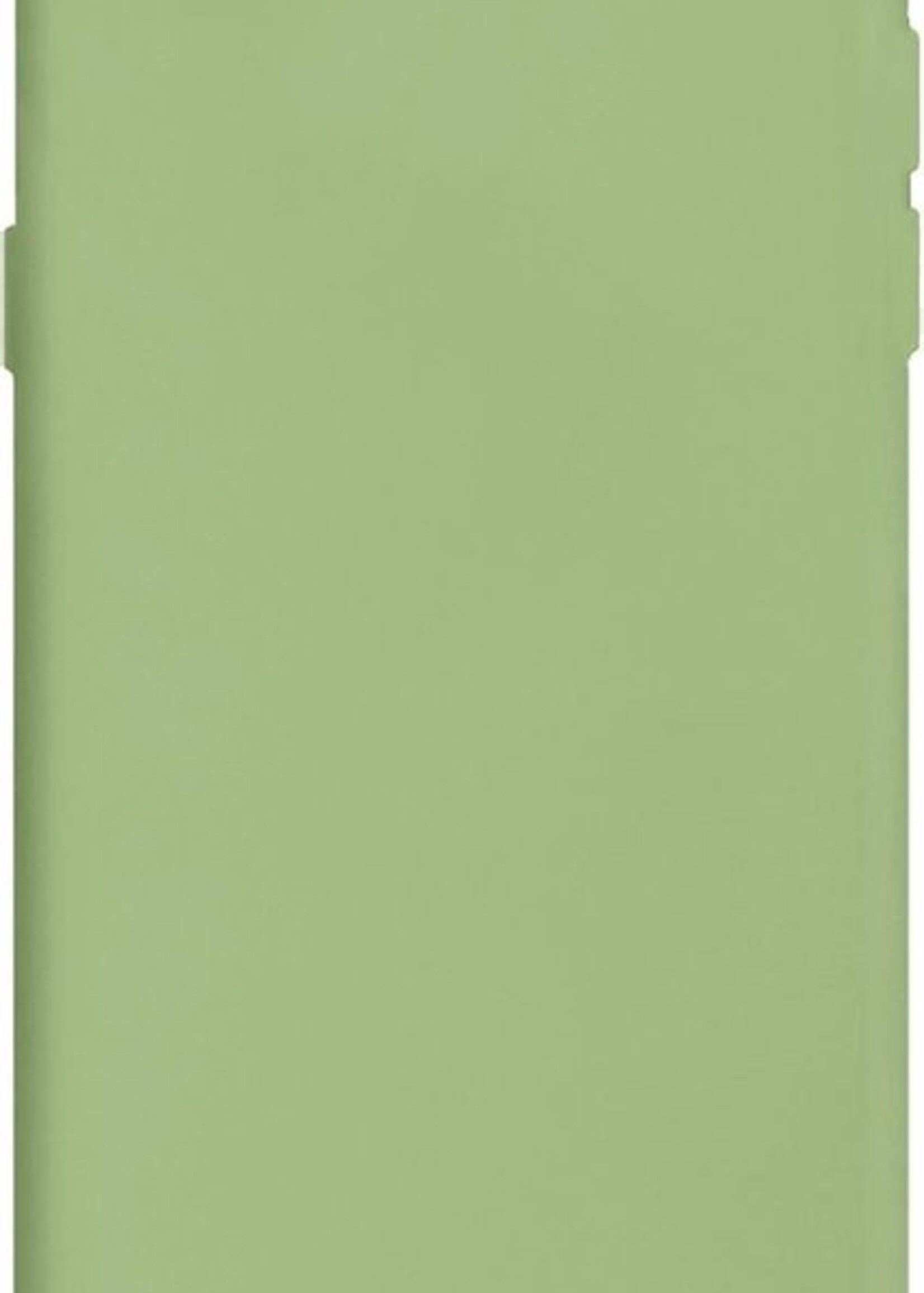 BTH Hoesje Geschikt voor iPhone 7 Hoesje Siliconen Case Hoes - Hoes Geschikt voor iPhone 7 Hoes Cover Case - Groen - 2 PACK