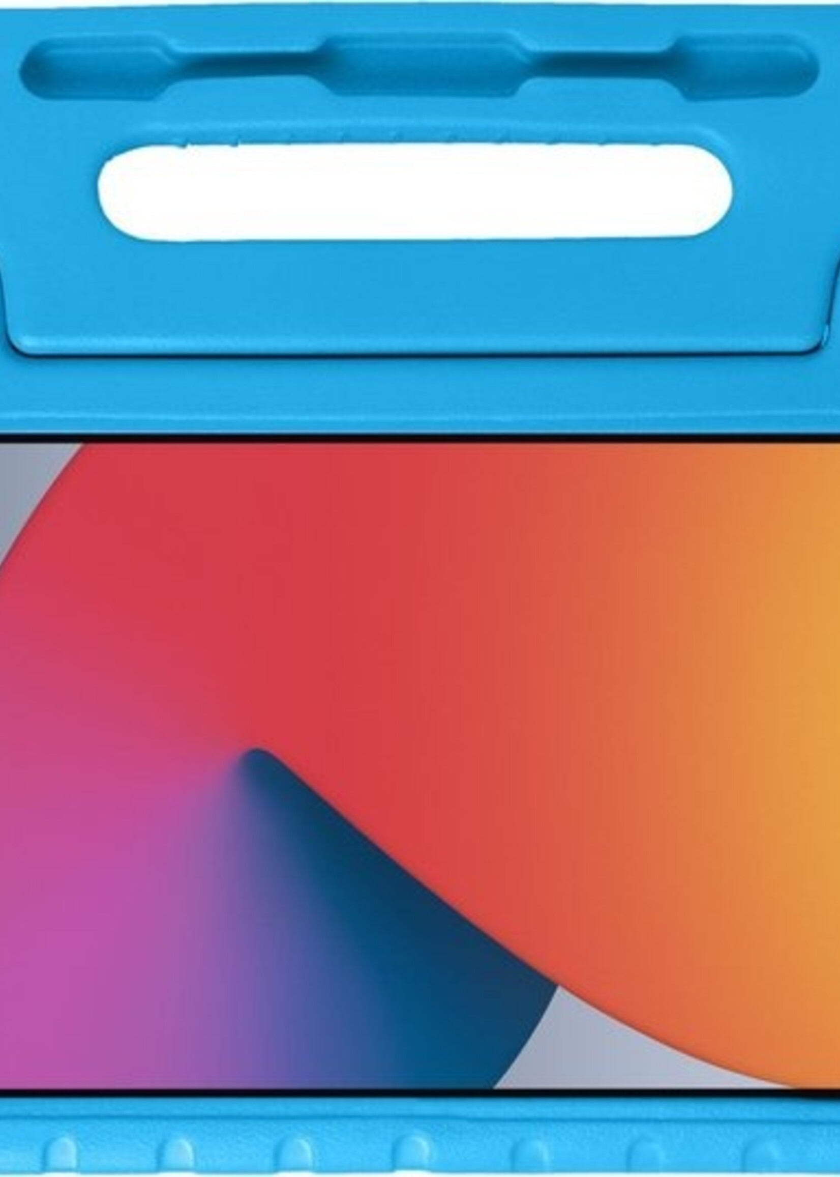 BTH Kinderhoes Geschikt voor iPad 10.2 2020 Hoes Kinder Hoesje Kids Case Cover Kidsproof - Hoesje Geschikt voor iPad 8 Hoesje Kinder Hoes - Blauw