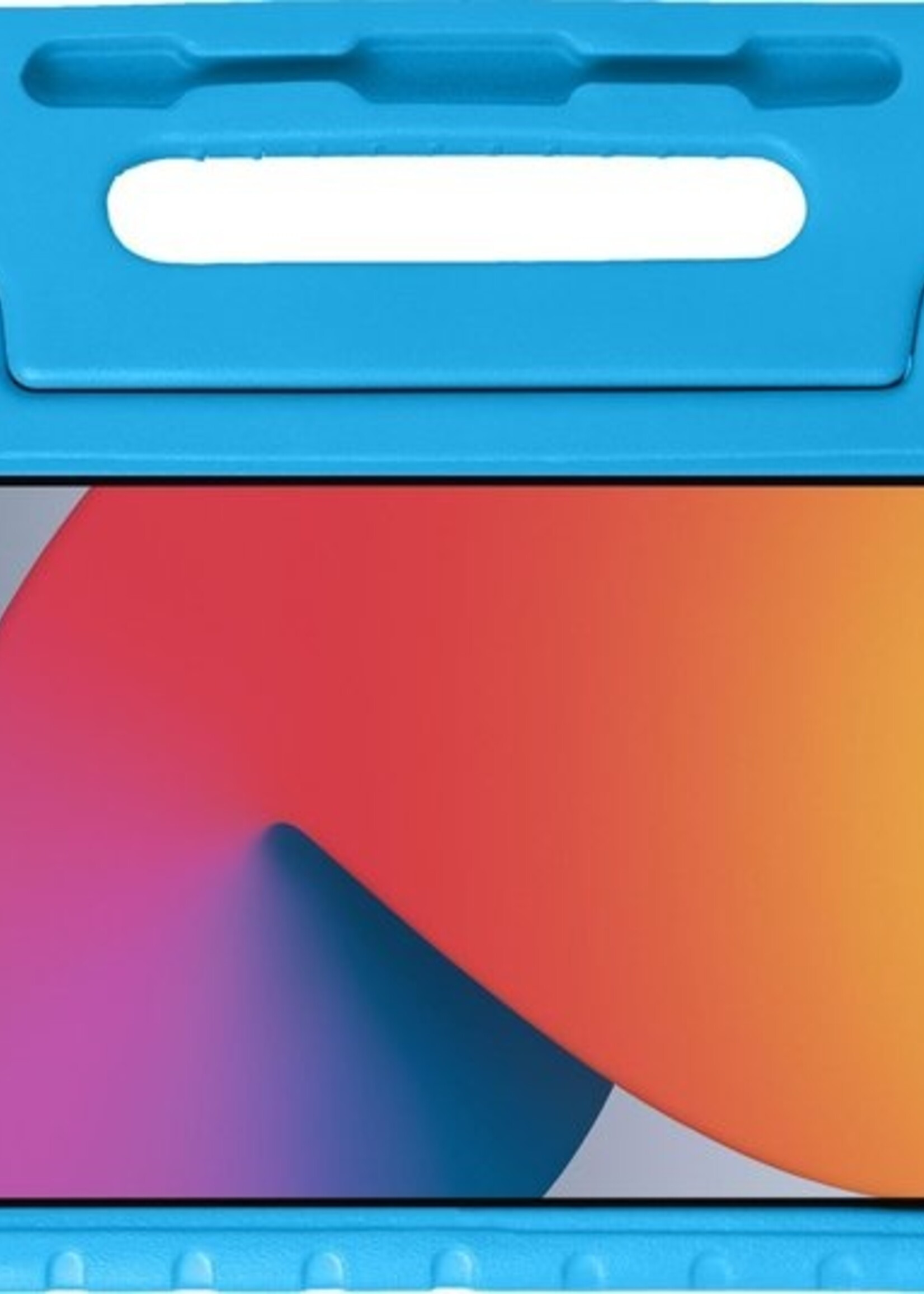 BTH Kinderhoes Geschikt voor iPad 10.2 2019/2020 Hoes Kinder Hoesje Kids Case Cover Kidsproof - Hoesje Geschikt voor iPad 7/8 Hoesje Kinder Hoes - Blauw