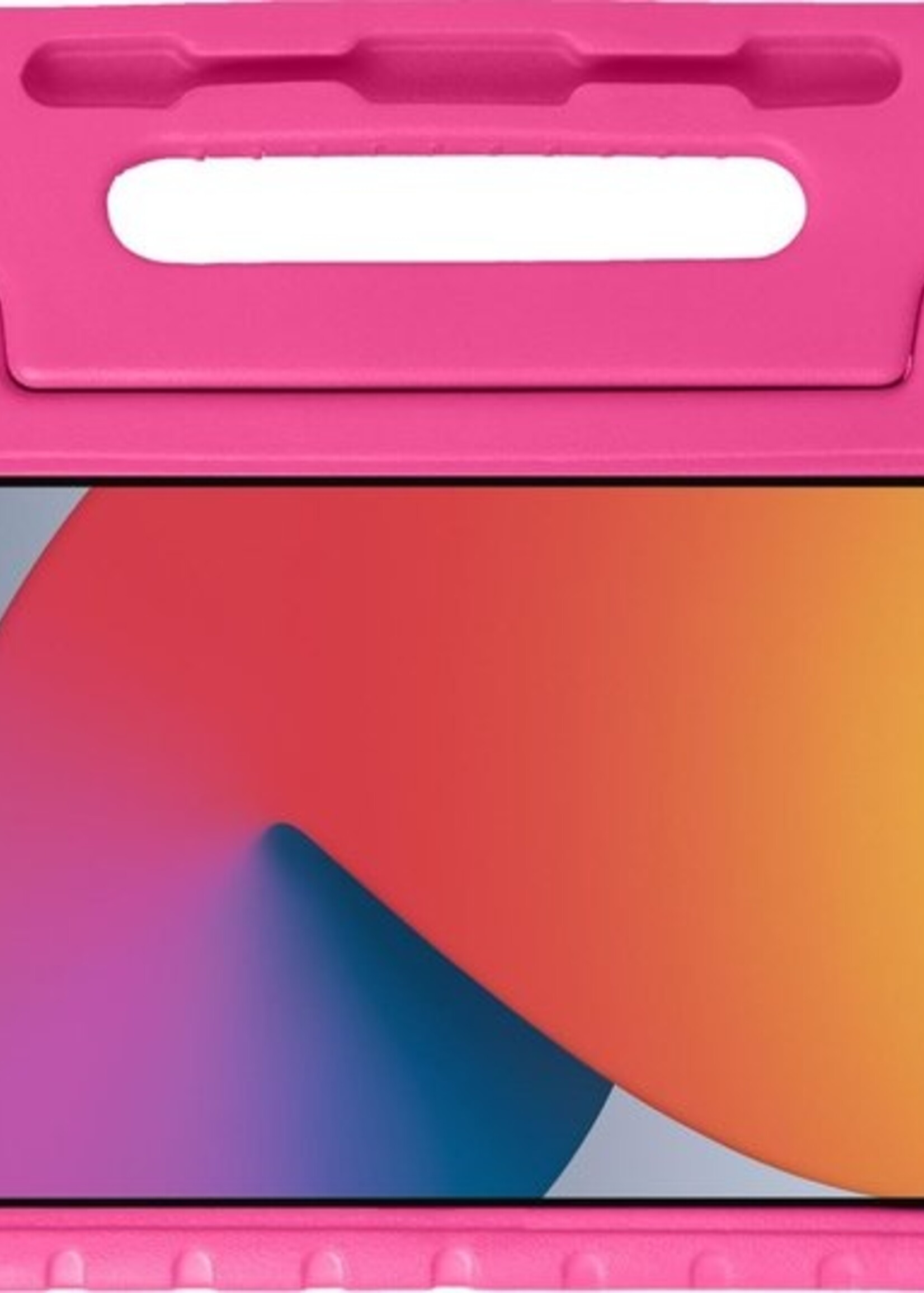 BTH Kinderhoes Geschikt voor iPad 10.2 2019/2020 Hoes Kinder Hoesje Kids Case Cover Kidsproof - Hoesje Geschikt voor iPad 7/8 Hoesje Kinder Hoes - Roze