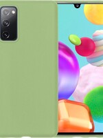 BTH BTH Samsung Galaxy A41 hoesje siliconen - Groen