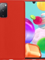 BTH BTH Samsung Galaxy A41 hoesje siliconen - Rood