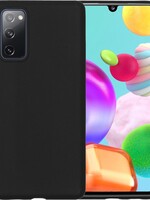 BTH BTH Samsung Galaxy A41 hoesje siliconen - Zwart