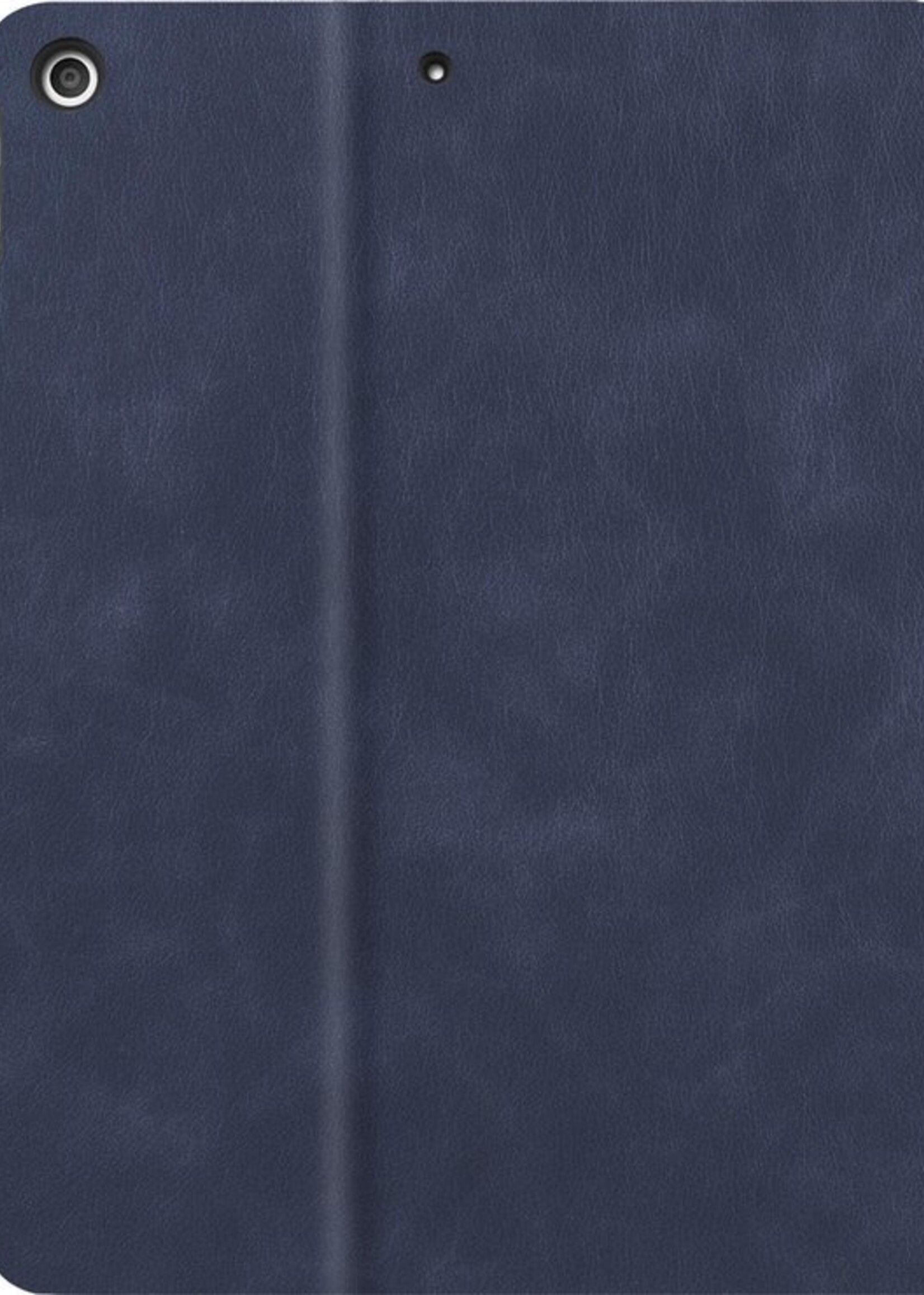 BTH Hoes Geschikt voor iPad 10.2 2019/2020 Hoes Luxe Book Case Met Uitsparing Geschikt voor Apple Pencil - Hoesje Geschikt voor iPad 7/8 Hoesje Cover Case - Blauw