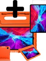 BTH BTH iPad Pro 2020 (11 inch) Kinderhoes - Met Screenprotector - Oranje