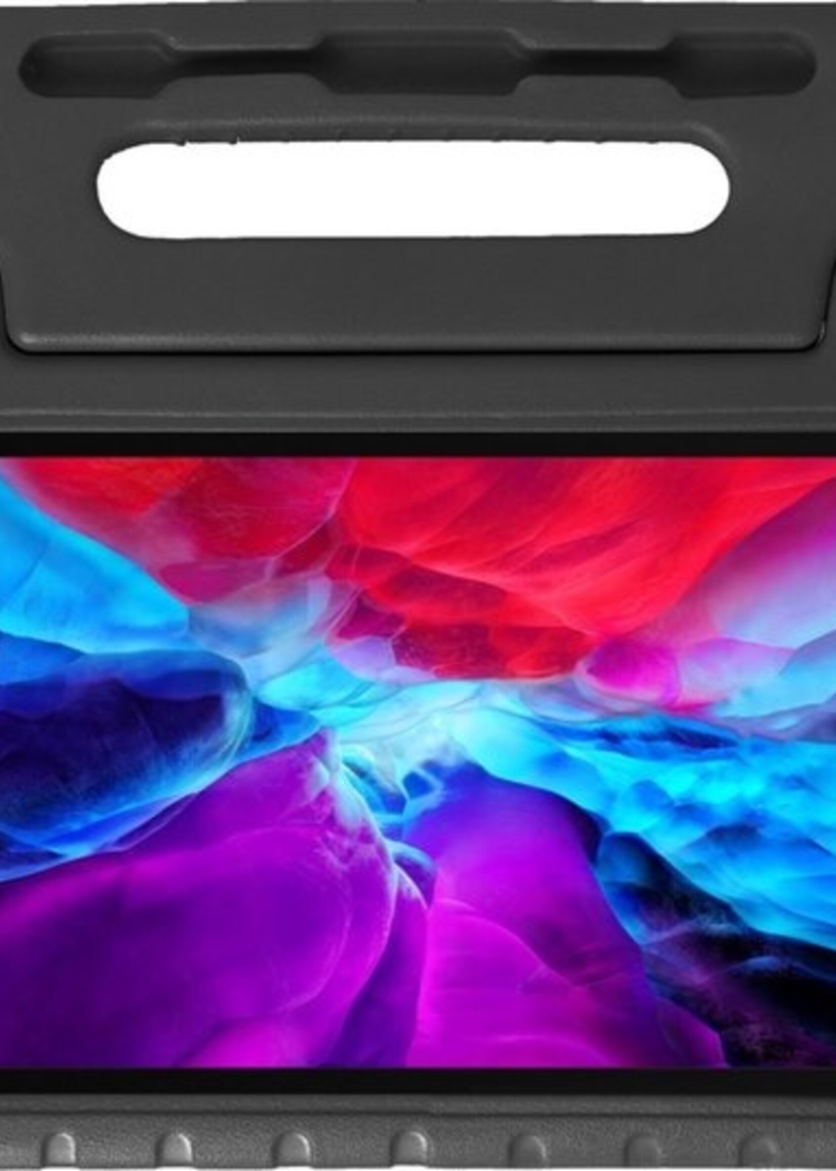 BTH Kinderhoes Geschikt voor iPad Pro 2020 (11 inch) Hoes Kinder Hoesje Kids Case Cover Kidsproof Met Screenprotector - Hoesje Geschikt voor iPad Pro 11 inch (2020) Hoesje Kinder Hoes - Zwart
