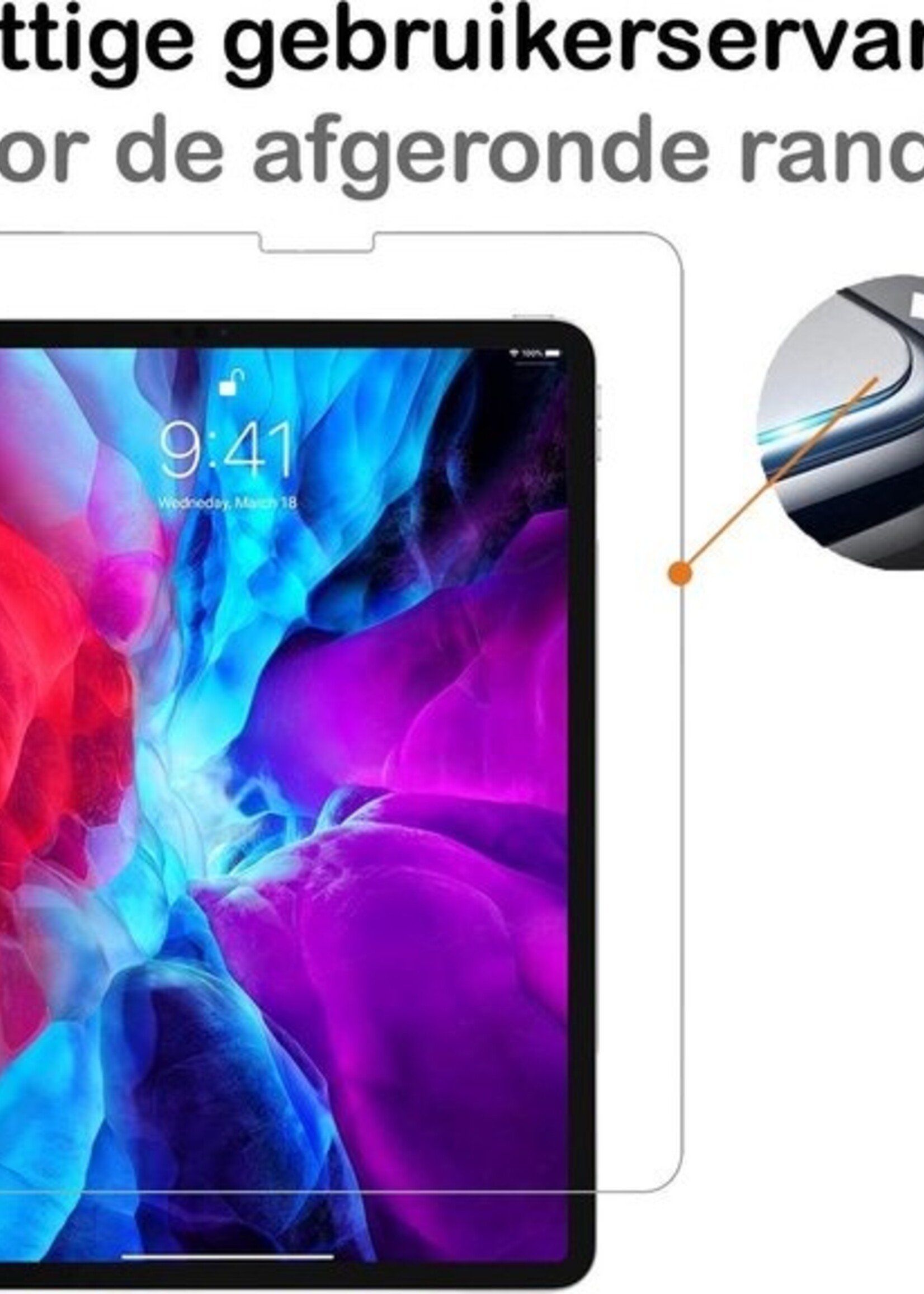 BTH Kinderhoes Geschikt voor iPad Pro 2020 (11 inch) Hoes Kinder Hoesje Kids Case Cover Kidsproof Met Screenprotector - Hoesje Geschikt voor iPad Pro 11 inch (2020) Hoesje Kinder Hoes - Blauw