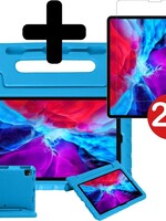 BTH BTH iPad Pro 2020 (11 inch) Kinderhoes - Met 2x Screenprotector - Blauw
