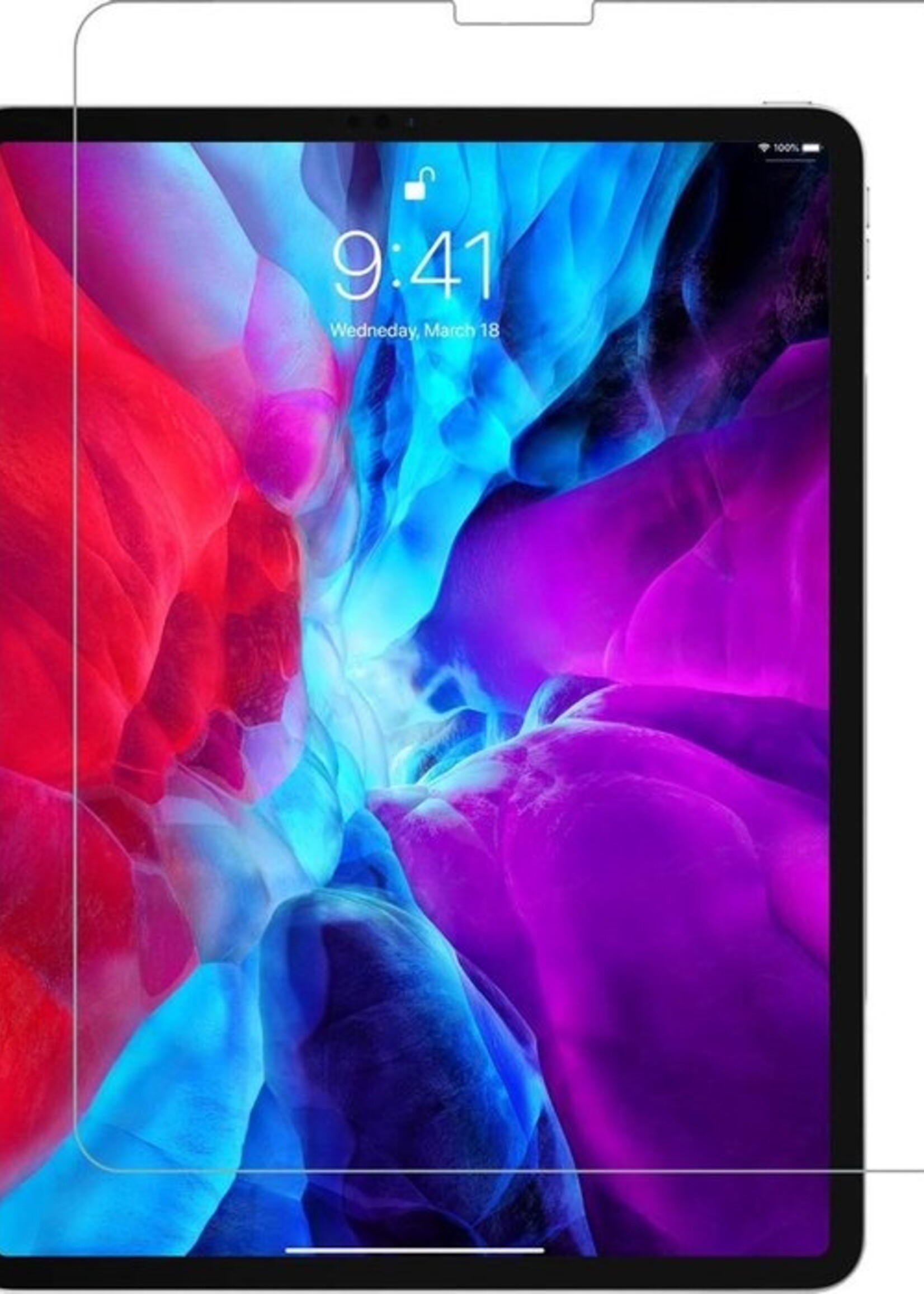 BTH Kinderhoes Geschikt voor iPad Pro 2020 (11 inch) Hoes Kinder Hoesje Kids Case Cover Kidsproof Met 2x Screenprotector - Hoesje Geschikt voor iPad Pro 11 inch (2020) Hoesje Kinder Hoes - Blauw