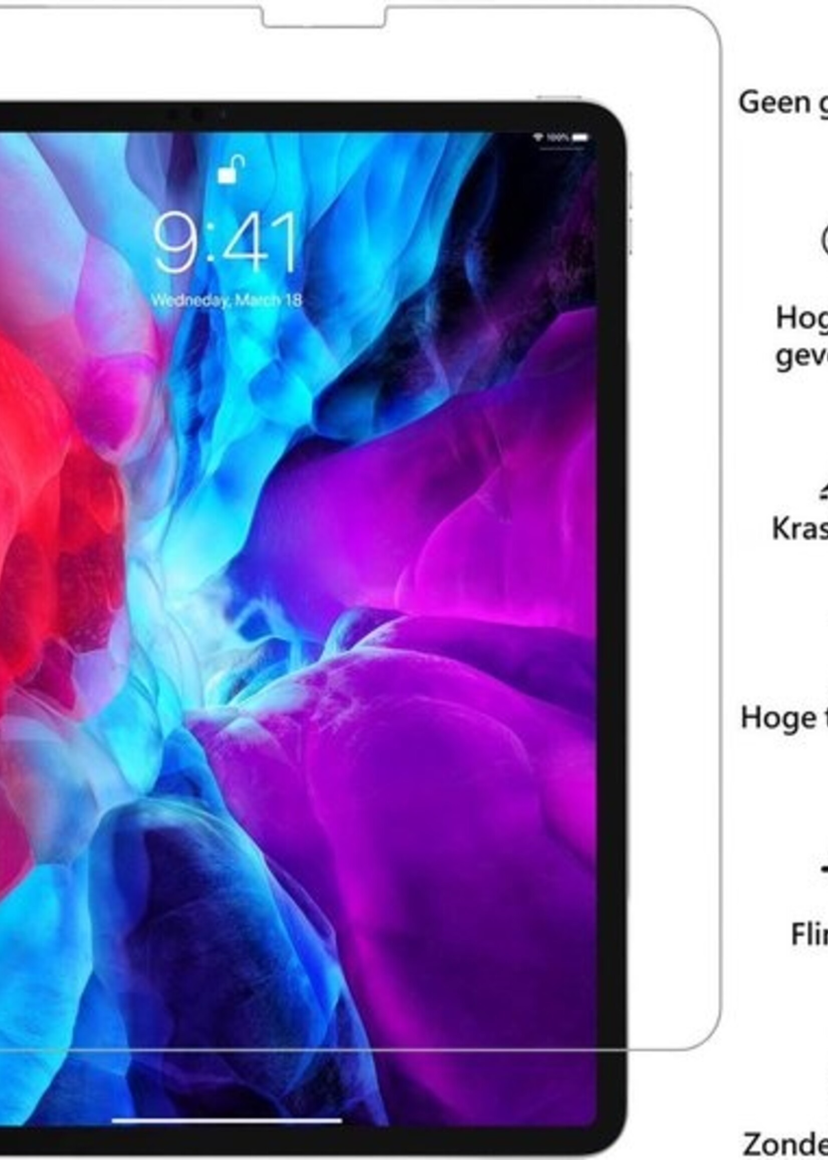 BTH Kinderhoes Geschikt voor iPad Pro 2020 (11 inch) Hoes Kinder Hoesje Kids Case Cover Kidsproof Met 2x Screenprotector - Hoesje Geschikt voor iPad Pro 11 inch (2020) Hoesje Kinder Hoes - Blauw