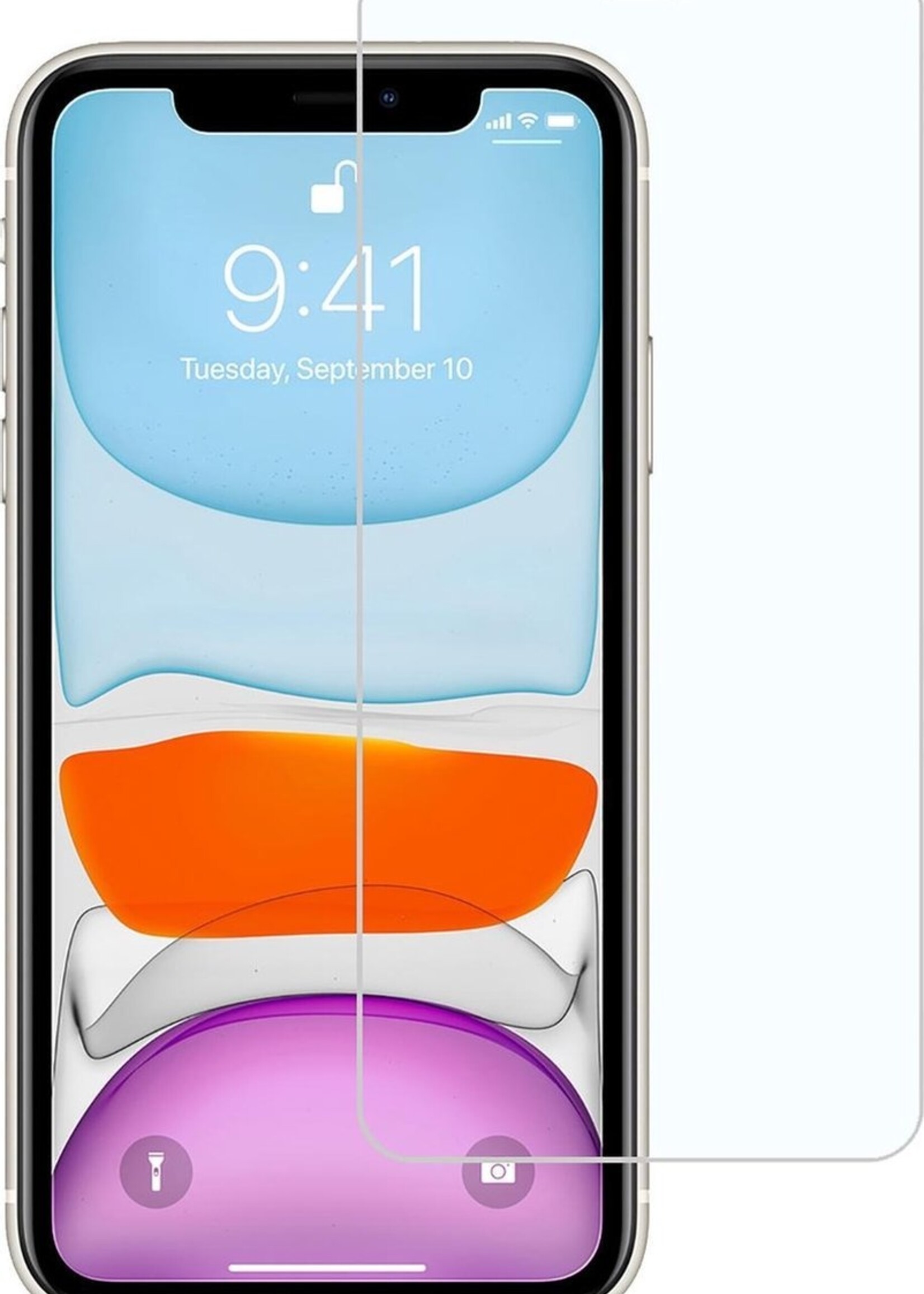 BTH Screenprotector Geschikt voor iPhone Xs Max Screenprotector Glas Gehard Met Dichte Notch - Screenprotector Geschikt voor iPhone Xs Max Screen Protector Glas Tempered Glass