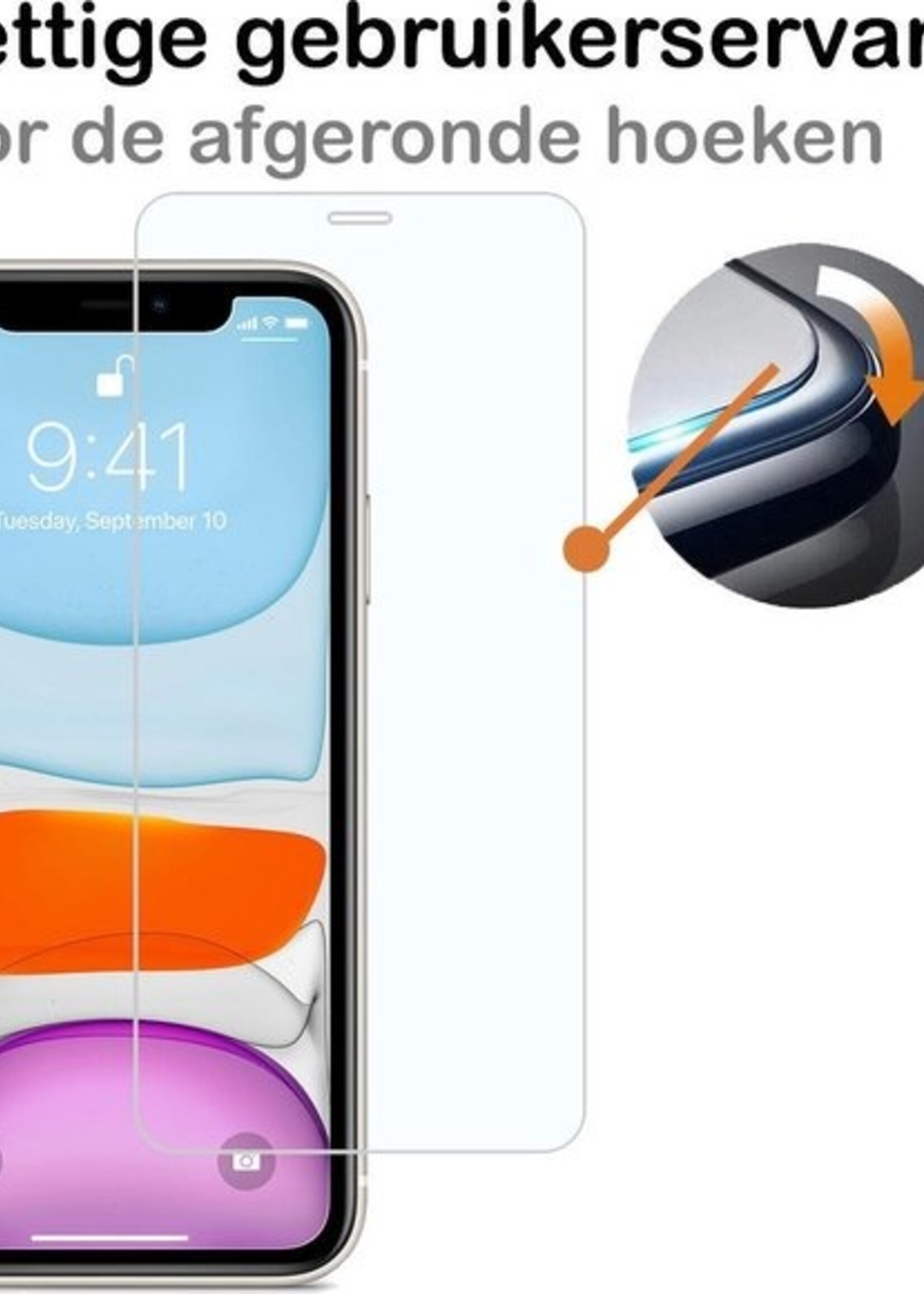 BTH Screenprotector Geschikt voor iPhone Xs Max Screenprotector Glas Gehard Met Dichte Notch - Screenprotector Geschikt voor iPhone Xs Max Screen Protector Glas Tempered Glass - 2 PACK