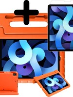 BTH BTH iPad Air 4 Kinderhoes - Met Screenprotector - Oranje