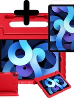 BTH BTH iPad Air 4 Kinderhoes - Met Screenprotector - Rood