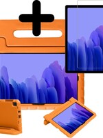 BTH BTH Samsung Galaxy Tab A7 2020 Kinderhoes - Met Screenprotector - Oranje