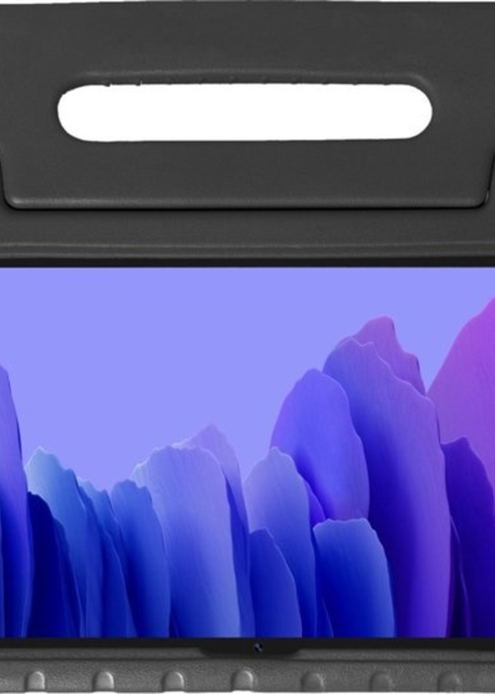 BTH Kinderhoes Geschikt voor Samsung Galaxy Tab A7 Hoes Kinder Hoesje Kids Case Cover Kidsproof Met 2x Screenprotector - Hoesje Geschikt voor Samsung Tab A7 Hoesje Kinder Hoes - Zwart