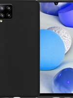 BTH BTH Samsung Galaxy A42 hoesje siliconen - Zwart