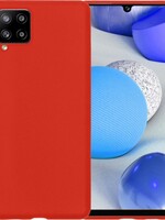 BTH BTH Samsung Galaxy A42 hoesje siliconen - Rood