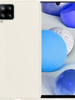 BTH BTH Samsung Galaxy A42 hoesje siliconen - Wit