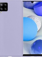 BTH BTH Samsung Galaxy A42 hoesje siliconen - Lila
