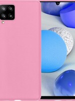 BTH BTH Samsung Galaxy A42 hoesje siliconen - Roze