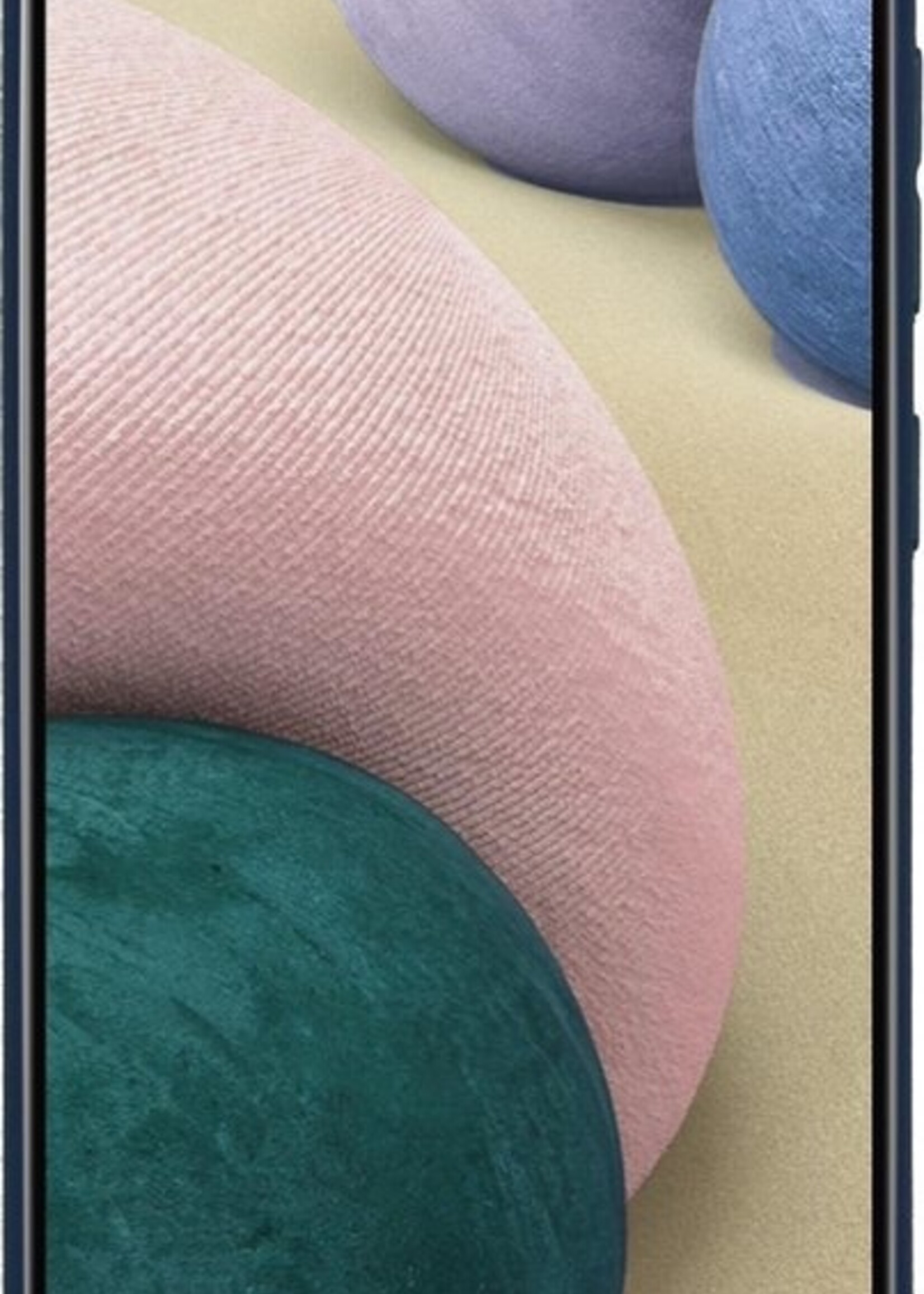 BTH Hoesje Geschikt voor Samsung A12 Hoesje Siliconen Case Hoes - Hoes Geschikt voor Samsung Galaxy A12 Hoes Cover Case - Blauw