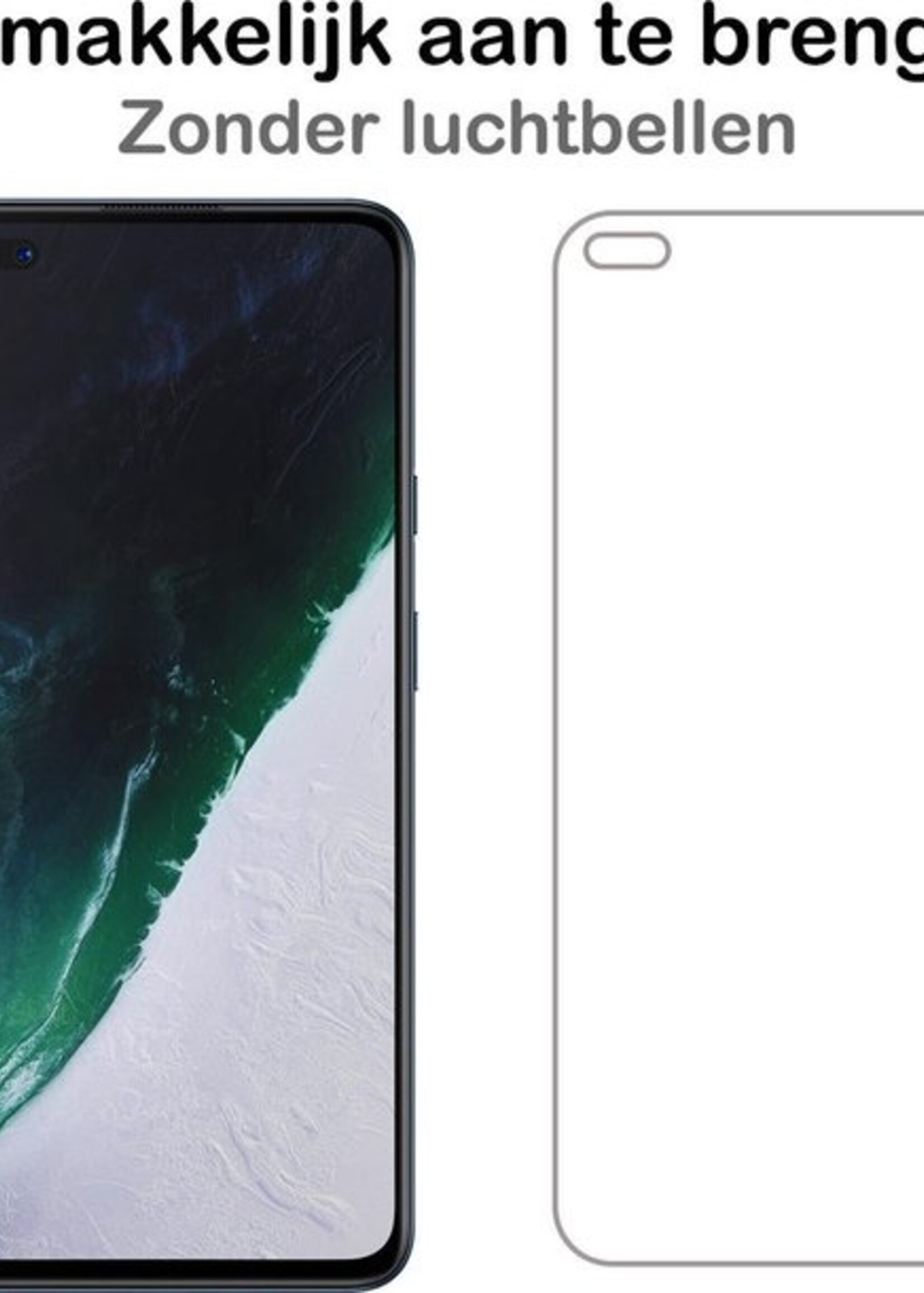 BTH Screenprotector Geschikt voor OnePlus Nord Screenprotector Glas Gehard Tempered Glass - Screenprotector Geschikt voor OnePlus Nord Screen Protector Screen Cover - 2 PACK