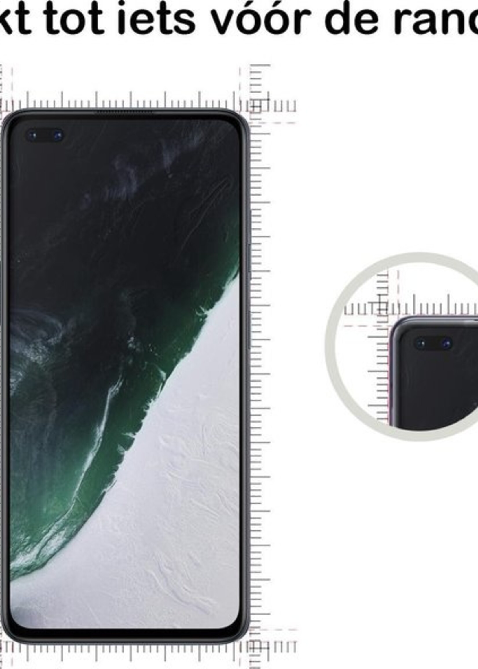 BTH Screenprotector Geschikt voor OnePlus Nord Screenprotector Glas Gehard Tempered Glass - Screenprotector Geschikt voor OnePlus Nord Screen Protector Screen Cover - 2 PACK