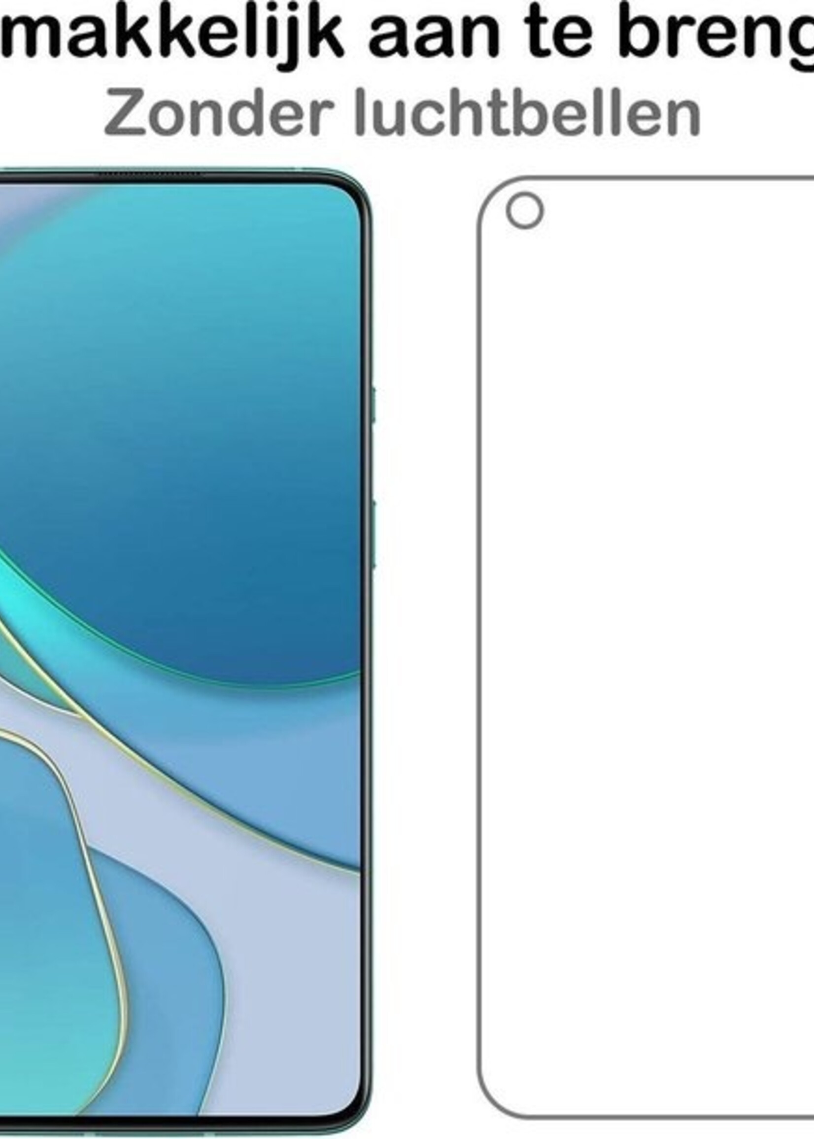 BTH Screenprotector Geschikt voor OnePlus 8T Screenprotector Glas Gehard Tempered Glass - Screenprotector Geschikt voor OnePlus 8T Screen Protector Screen Cover