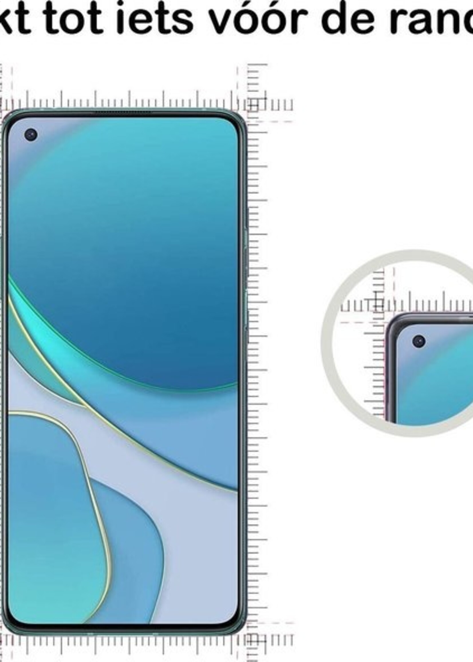 BTH Screenprotector Geschikt voor OnePlus 8T Screenprotector Glas Gehard Tempered Glass - Screenprotector Geschikt voor OnePlus 8T Screen Protector Screen Cover
