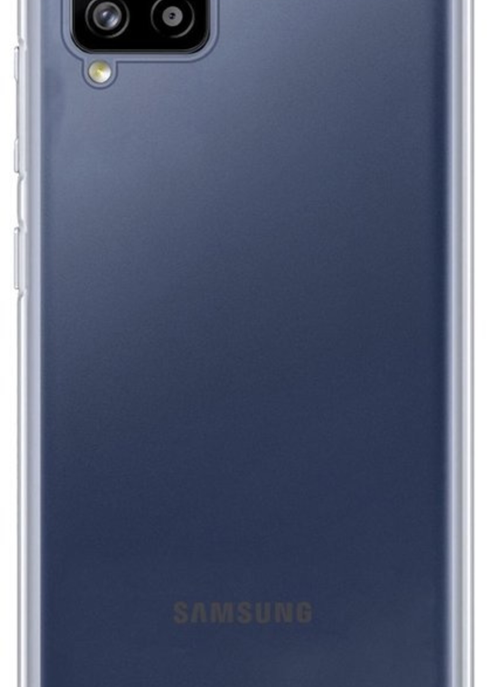 BTH Hoesje Geschikt voor Samsung A42 Hoesje Siliconen Shock Proof Case Hoes - Hoes Geschikt voor Samsung Galaxy A42 Hoes Cover Case Shockproof - Transparant - 2 PACK