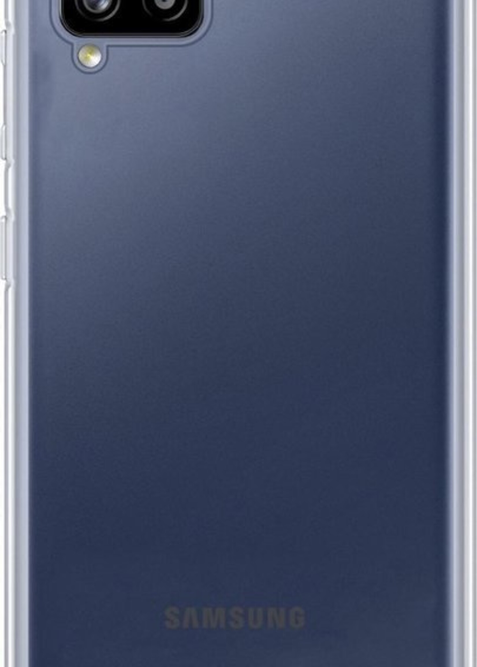 BTH Hoesje Geschikt voor Samsung A42 Hoesje Siliconen Case Hoes Met 2x Screenprotector - Hoes Geschikt voor Samsung Galaxy A42 Hoes Cover Case - Transparant