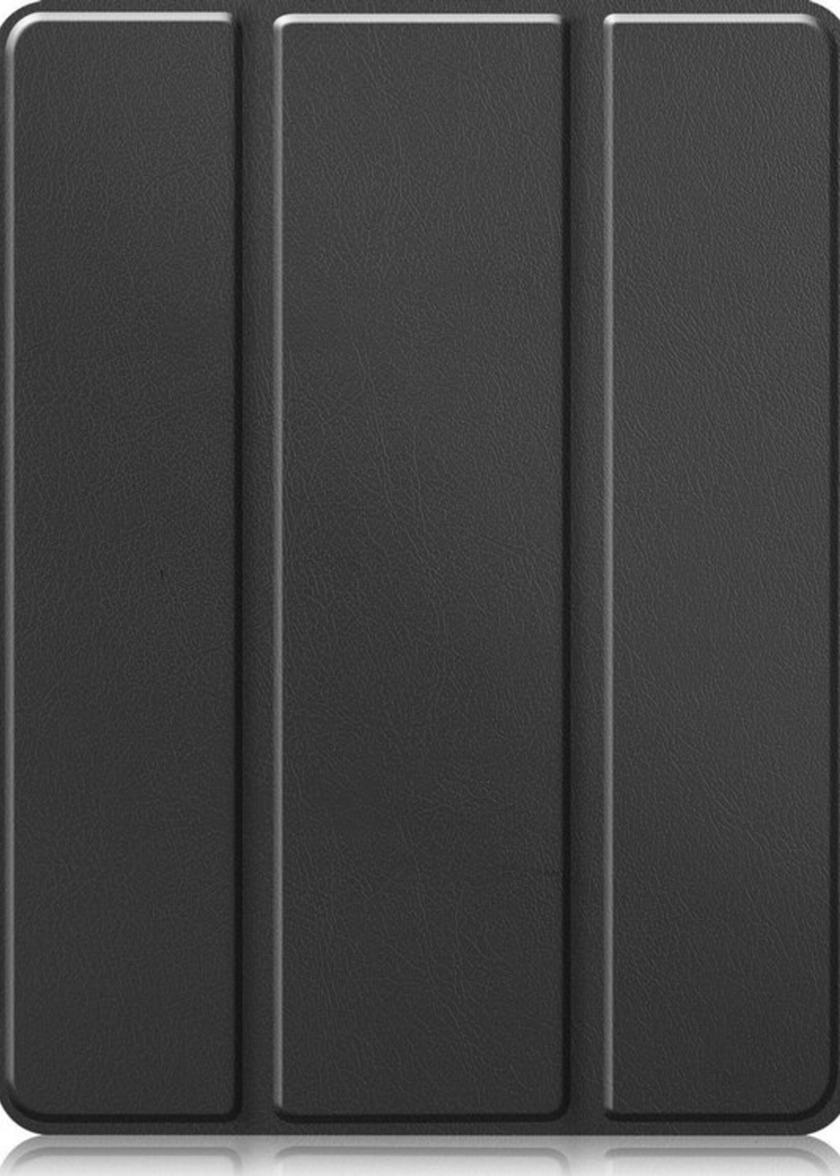 BTH Hoes Geschikt voor iPad Pro 2020 (11 inch) Hoes Book Case Hoesje Trifold Cover Met Uitsparing Geschikt voor Apple Pencil - Hoesje Geschikt voor iPad Pro 11 inch (2020) Hoesje Bookcase - Zwart