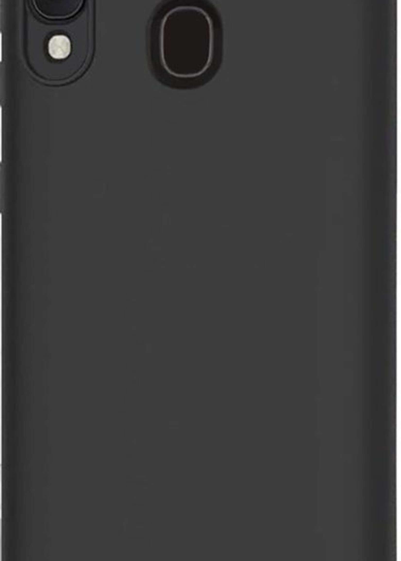 BTH Hoesje Geschikt voor Samsung A20e Hoesje Siliconen Case Hoes - Hoes Geschikt voor Samsung Galaxy A20e Hoes Cover Case - Zwart - 2 PACK